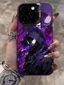 IMD Phone Case Compatible With Iphone, Hard Shell Protective Cover, Cartoon Pattern, Anti-Fall, Marvel Spiderman