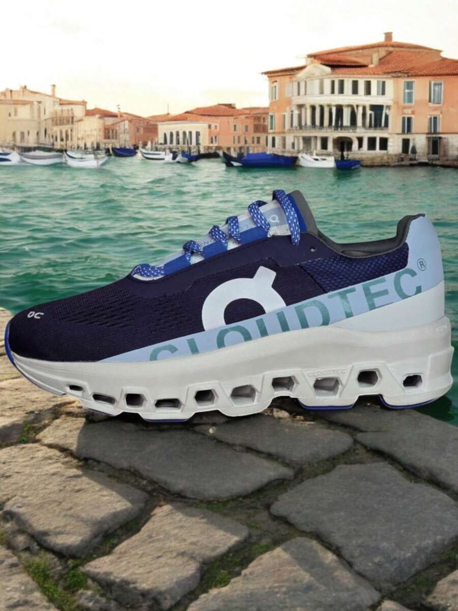 Tenis running monster low en caja - Azul Marino - Ver 1