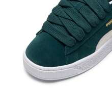 Puma Zapatillas deportivas de ante de corte bajo unisex talla XL, entrenadores casuales ligeros, 395205-21