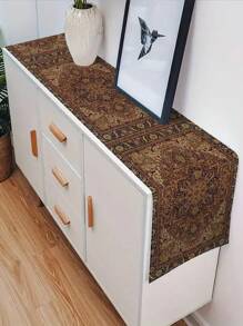 1pc Bohemian Pattern Table Runner, Home Decor Table Runner, Indoor&Outdoor Party Supplies, Room Decoration. Suitable For Home Kitchen Decor And Activity Party Decoration - Multicolor - View 2