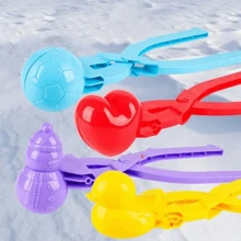 3pcs Snowball Making Tools, Duck, Snowman, Heart Shape, Outdoor Snowball Clip Random Color (3pcs/Set) Birthday Gifts Graduation