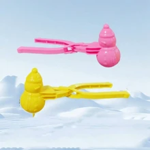 3pcs Snowball Making Tools, Duck, Snowman, Heart Shape, Outdoor Snowball Clip Random Color (3pcs/Set) Birthday Gifts Graduation