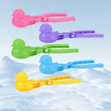 3pcs Snowball Making Tools, Duck, Snowman, Heart Shape, Outdoor Snowball Clip Random Color (3pcs/Set) Birthday Gifts Graduation