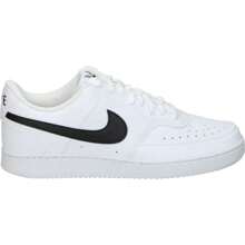 耐吉| Nike Court Vision Low Next Nature 男士運動鞋 – 白色和黑色細節休閒運動鞋 – 蕾絲閉合運動鞋 – 休閒風格 – 百搭 – 組合 – 舒適 – 型號 DH2987-101 - 白色 - 查看 1