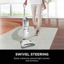 Shark SV1106 Navigator Freestyle Upright Bagless Cordless Stick Vacuum For Carpet, Hard Floor And Pet With XL Dust Cup And 2-Speed Brushroll, White/Grey - 藍色 - 查看 11