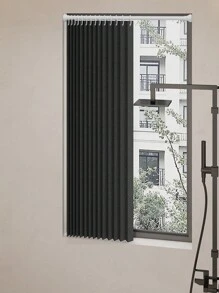 Tende corte, tende di piccole dimensioni, tende piccole per finestre di cucina, seminterrato e bagno, tessuto spesso che può bloccare vento, calore e luce - nero - Visualizzare 9