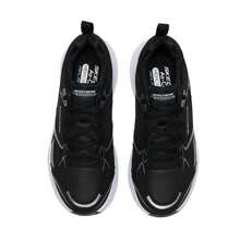 Skechers 男式低帮轻便休闲鞋，舒适运动鞋，232844-BKW - 黑色/白色 - 查看 4