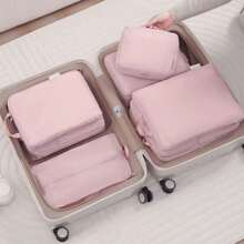 Sac de rangement de voyage multicolore, sac organisateur de bagages multifonctions de petit volume, anti-salissure, grande capacité pour chaussures - Multicolore - Voir 2