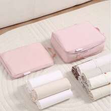 Sac de rangement de voyage multicolore, sac organisateur de bagages multifonctions de petit volume, anti-salissure, grande capacité pour chaussures - Multicolore - Voir 3