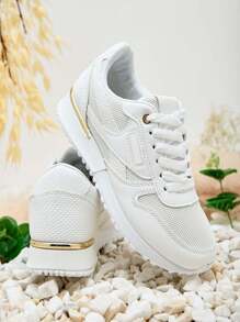 Royalfashion Women's Lace-Up Sports Shoes Emetad