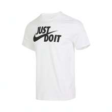 Nike Camiseta de cuello redondo de manga corta 2024 Men's AS M NSW Just Do It Swoosh TAR5007-100 - Blanco - Ver 1