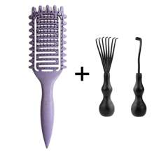 2 paquetes de nuevos cepillos para cabello rizado y transpirables, diseñados para definir y dar forma al cabello rizado de mujer, diseñados por Candybrush