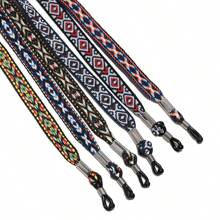 1pc Glasses Rope Adjustable Fashion Glasses Non-Slip Glasses Fixed Lanyard, Presbyopia Glasses National Wind Color Rope Bohemian Style Glasses Lanyard Anti-Lose