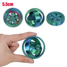 1 件 3.5-6 厘米全新 3D 打印旋转球玩具 O 形陀螺仪重力旋转缓解焦虑减压酷玩具树脂材料