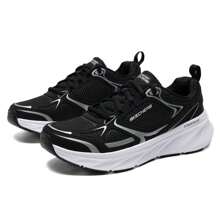 Skechers 男式低帮轻便休闲鞋，舒适运动鞋，232844-BKW - 黑色/白色 - 查看 3