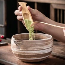 Authentic Japanese Matcha Bowl Set, Including Matcha Whisk And Brush, Bamboo Matcha Scoop, Suitable For Traditional Tea Ceremony, Zen Lifestyle - Pointed Matcha Bowl Set - View 9