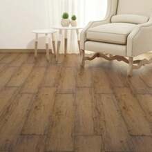 Walnut Brown Non Self Adhesive PVC Flooring Planks 5.26 Meters 2mm Thick Durable And Stylish - Brown - View 3