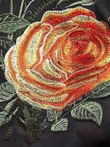 Men's Floral Print Polo Collar Short Sleeve Shirt, Fashion Summer