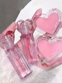 Gege Bear 神奇 2 件唇部护理套装：唇油和唇膜，让干燥的嘴唇变得柔软光滑 - 全天候滋润和淡化唇纹 - 彩色 - 查看 3