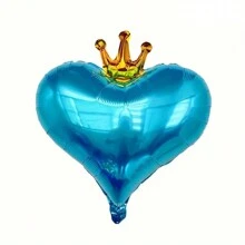 1/5/10pcs Crown & Heart Shaped Aluminum Foil Balloon In Red, Black, Blue, Pink, Faux Pearl Color, Suitable For Birthday Party, Baby Shower, Anniversary, Valentine's Day, Wedding Decoration, Room Decor, Photo Prop Back To School Valentine's Day - Multicolor - View 27