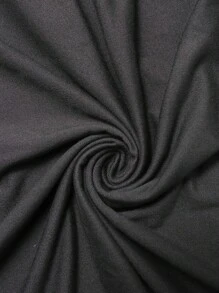 (2件套)黑色纯色分体式全包椅套，办公室家用电脑椅套，扶手弹力座椅套 - 黑色 - 查看 9