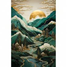 1pc Wall Arts Posters Modern Scenery Canvas Art Is Suitable For Living Rooms, Bedrooms, And Home Offices, Canvas Art, High Quality, Frameless - Multicolor - View 40