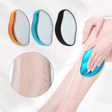Nano-Fabric Electric Painless Depilation Tool, Crystal Glass Manual Exfoliating Hair Removal Scraper