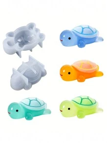 1pc 3D Sea Turtle Epoxy Resin Silicone Mold Casting Molds, Mini Turtle DIY Micro Landscape Decoration, Small Tabletop Resin Crafts Making Accessories - White - View 2