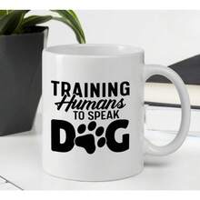 Funny Dog Trainer Mug, Therapy Dog Sitter Gift, Dog Lover Coffee Cup, Custom Dog Training Mug, Personalised Dog Trainer, Dog Groomer Walker - 11oz - 全白馬克杯 - 查看 3