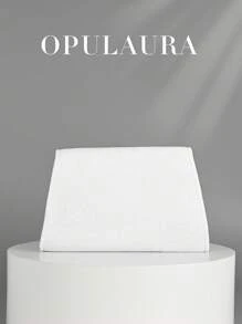 OpulAura Women's Elegant Autumn/Winter Luxury Velvet Flap Clutch, Sparkling Rhinestone Decor Minimalist Fashion Handbag, Suitable For Formal Occasions, Party/Wedding/Events, Birthday/Christmas Gift, With Detachable Chain - White - View 6