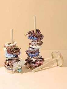 1 Stück Holz Haarband/Schmuck Ständer, Mehrzweck Aufbewahrungsorganizer für Schlafzimmer und Wohnzimmer