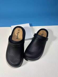 女士厚底拖鞋，韩版时尚夏季厚底包头一脚蹬拖鞋，休闲装，防滑沙滩凉鞋