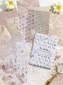 15pcs/Pack Bahan Kertas Buatan Tangan Dekoratif Romantis, Perlengkapan Sekolah, Kembali ke Sekolah - Satu-Ukuran - View 15