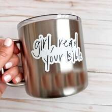 Faith Stickers, Girl Reading Bible Stickers, Laptop Decals, Water Bottle Stickers, Car Decals, Skateboard Stickers, Funny Stickers, Small Gifts