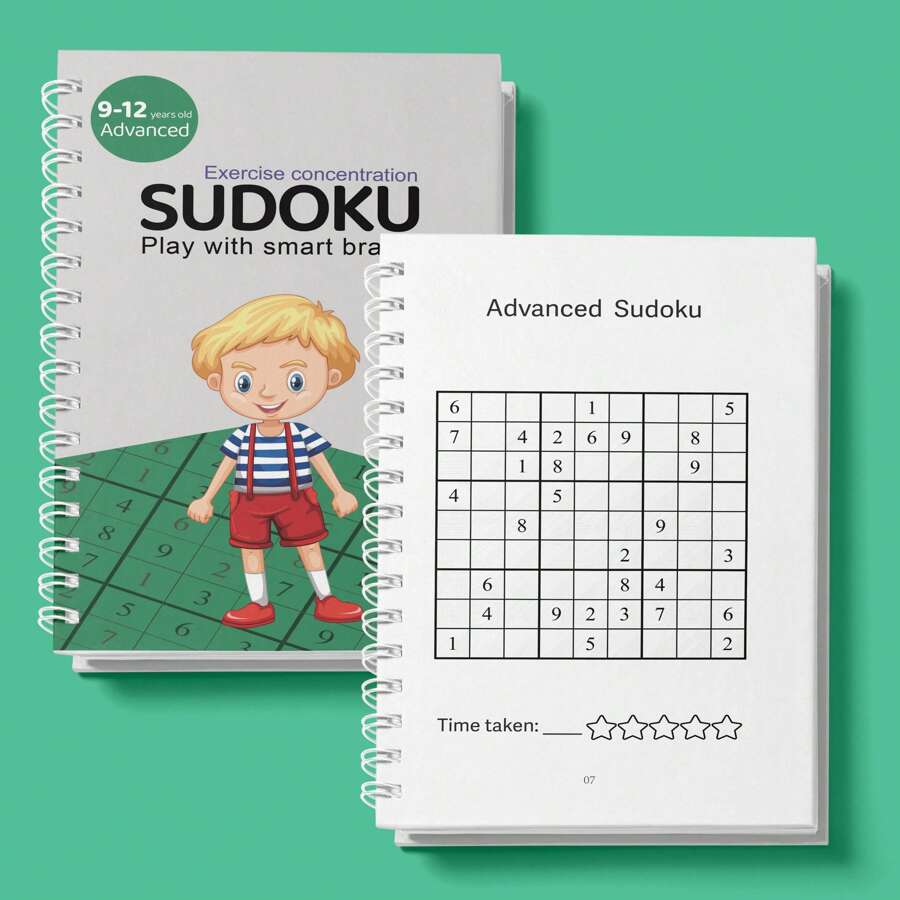 Interactive Hidden Picture Puzzle Books For Kids With Sudoku And Crossword Puzzles - Hours Of Fun For Children - Shudu01-9-12-iSBN979-8-89505-120-7 - View 1