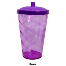 Roxo Copo Colorido