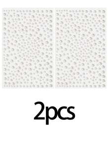 4/8pcs Self-Adhesive Rhinestone & Faux Pearl Stickers, Holiday Decorations, Hair Accessories, Rhinestone Stickers, Hair Styling Tools, Hair Accessories - Multicolor C - View 15