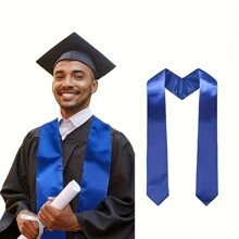 Bộ 1/2/4 bộ lễ phục tốt nghiệp bằng satin, lễ phục tốt nghiệp tiêu chuẩn dành cho người lớn, áo choàng tốt nghiệp, khăn choàng dự lễ tốt nghiệp dành cho người lớn, thiết kế tùy chỉnh, vật dụng thiết yếu cho mùa tốt nghiệp! - phong cách unisex - Xem 20