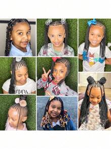 Synthetic Braid Pre-Stretched18"20"24"28" Inches / Pre-Stretched Braid / Black Crochet Braid / Hot Water Styling / Braided Hair Extensions