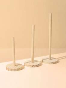 1 Stück Holz Haarband/Schmuck Ständer, Mehrzweck Aufbewahrungsorganizer für Schlafzimmer und Wohnzimmer