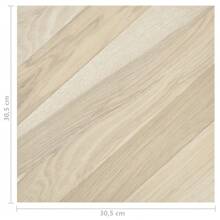 Beige Striped Self Adhesive PVC Flooring Planks 20 Pieces For Easy Installation 1.86 Meters - Beige - View 10