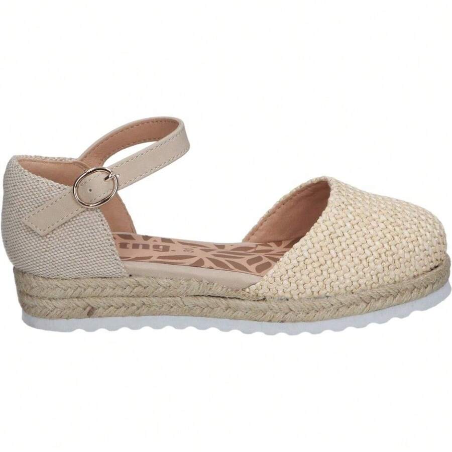MTNG | Mustang Pad Platform Sandals For Girls – Espadrille With Details – Esparto Sandal With Buckle – Low And Comfortable Platform – Esparto – Versatile – Fashionable – Stylish – Model 48948