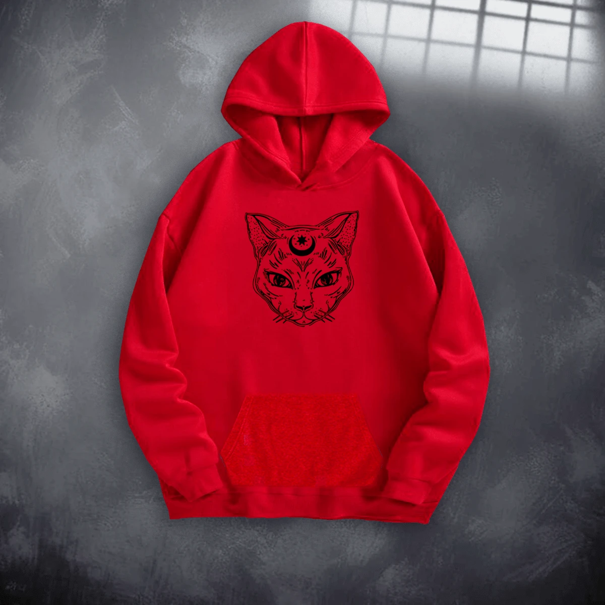 Oversized Luna Kitten Sweatshirt Urban Fashion