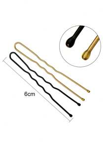 300 pezzi Set combinato di fermagli dritti e a forma di U in scatola, kit per acconciature per trucco quotidiano e raduni, styling e gestione della frammentazione dei capelli, fermagli a pinza, set per acconciature, regali