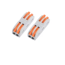 Kit 50 Original Compact Electrical Connector Splice And Derivation 2-Way 3-Way 5-Way - 4mm And 6mm - 222 - 2 WAYS - View 4