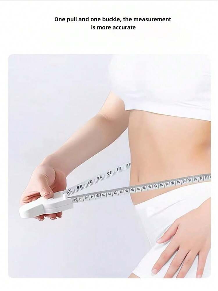 便携式测量软尺家用裁剪办公工具工艺测量尺自动缩水测量卷尺PVC双面刻度测量尺 - 三圍尺 - 查看 7