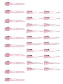 30入組金屬鴨嘴夾,可用於女性造型分段,銀色長髮髮夾,鱷魚彎曲卷夾,針對厚髮捲髮設計的夾子,適用於沙龍,造型師,弓結diy等休閒場合 - 銀色 - 查看 9