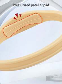 1pc Basketball/Football Knee Brace Elastic Strap, High Elasticity Compression Knee Pad Gym Accessories Knee Support Sports Knee Pads Gym Knee Pads - Grey - View 6