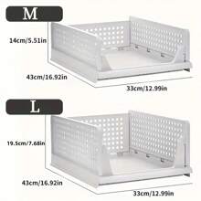 1 szt. szybkiego montażu przegrody do szafy, szuflada szafki, organizer na ubrania, składany kosz na ubrania z przesuwaną szyną, pudełko do przechowywania ubrań w sypialni