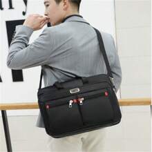 Laptop Messenger Bag, Business Briefcase Gift, Unisex, Adjustable Shoulder Strap, High-Quality Office Bag, Fits Laptop/Computer/Notebook, Suitable For Teens, Casual Outdoor, Athletic, Vacation, Travel, Graduation Gifts, Birthday Accessories